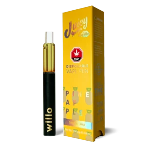 JUICY by Willo 1100mg THC Disposable Vape Pen - Pineapple - Sativa