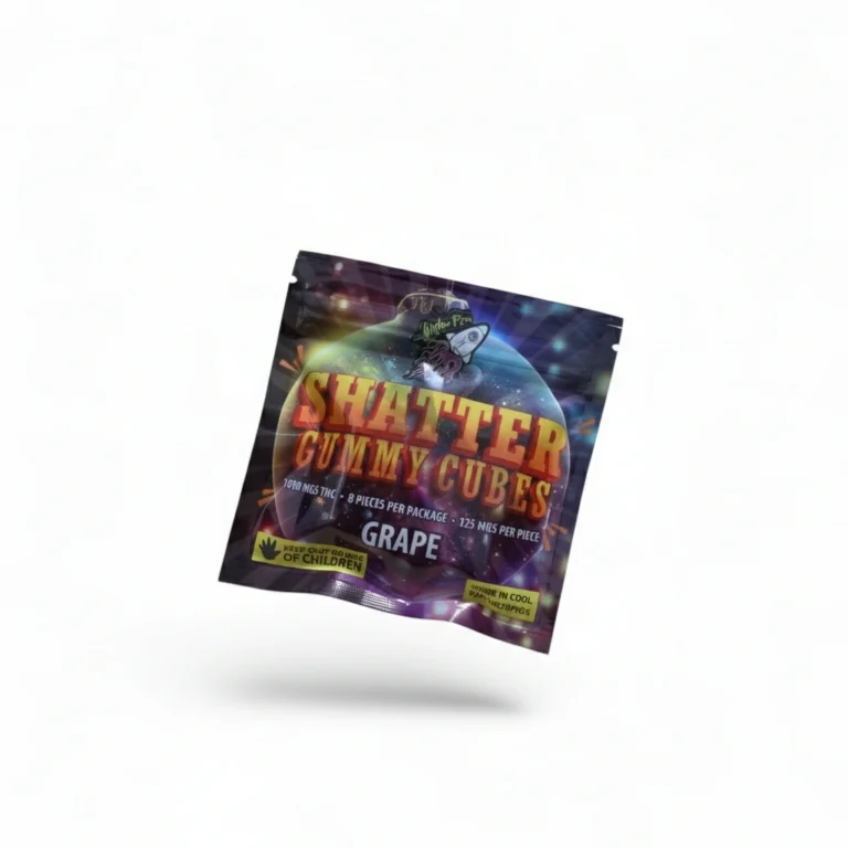 Higher Fire Shatter Gummy Cubes - 2500mg