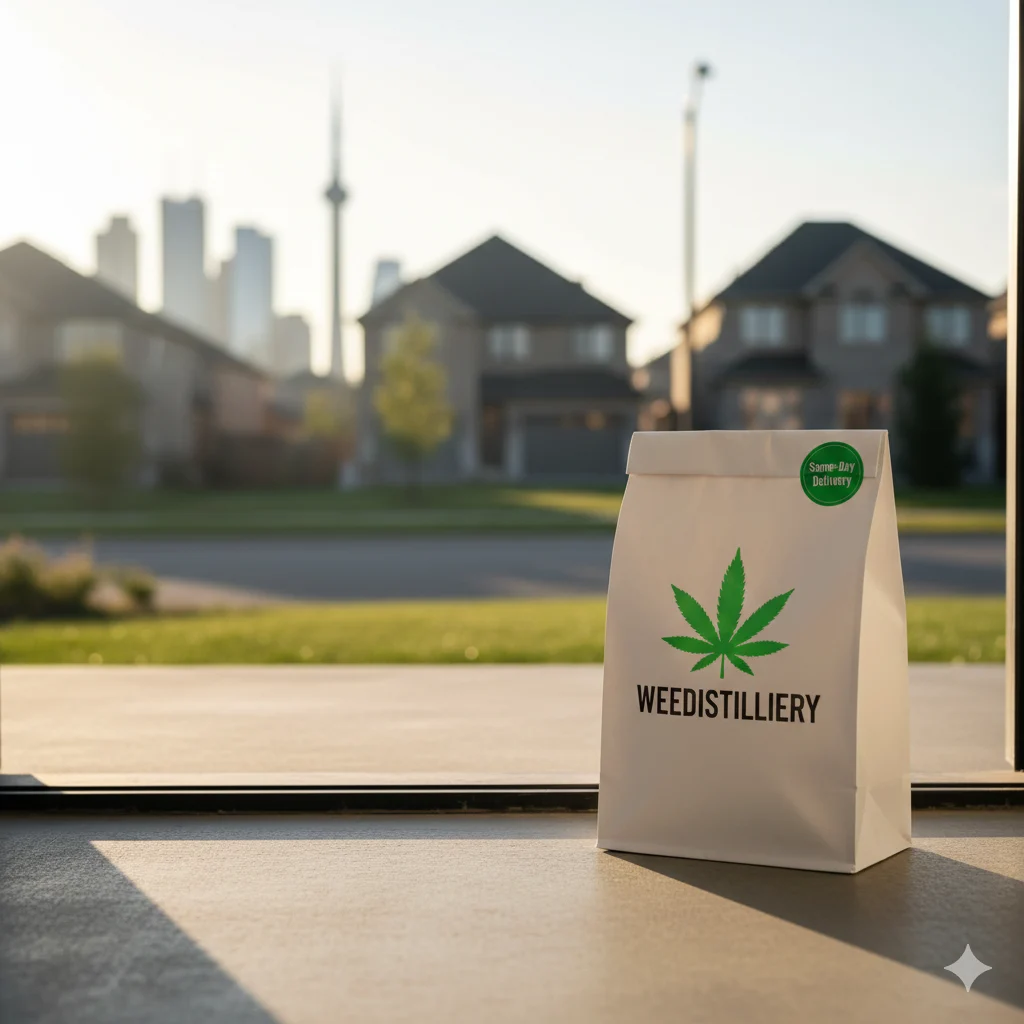 Cannabis delivery in Brampton Ontario - same-day weed delivery service
