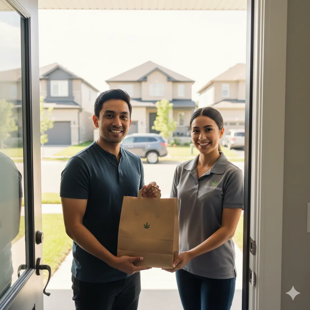 Happy customer Weed delivery Mississauga - Weedistillery service