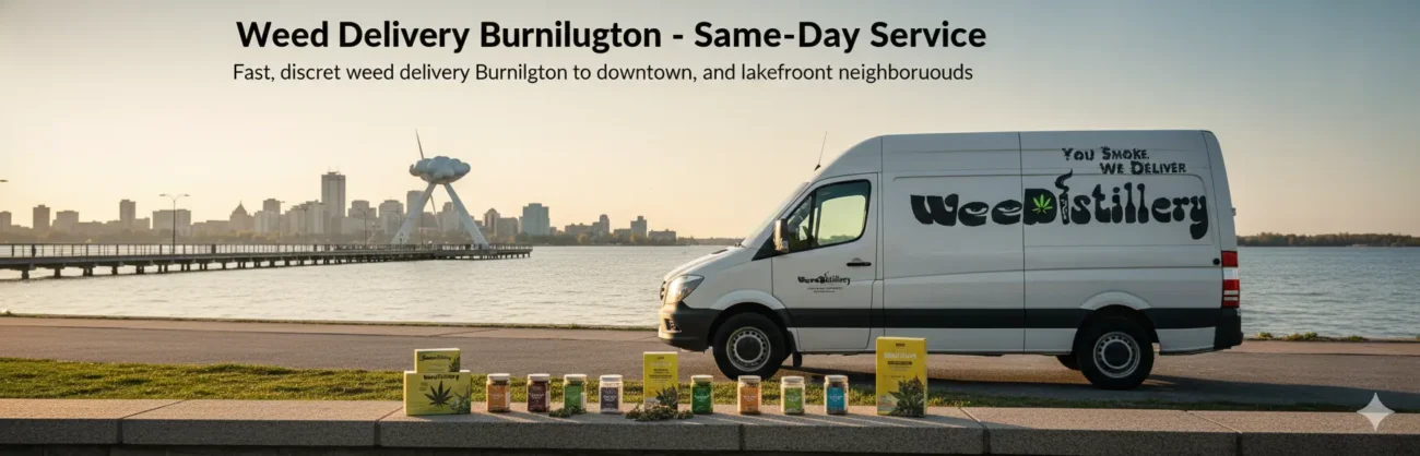 Best weed delivery Burlington same-day cannabis to waterfront downtown