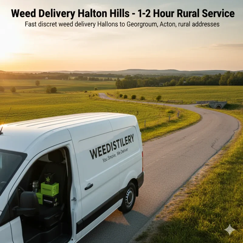 Ultimate weed delivery Halton Hills same-day cannabis Georgetown Acton