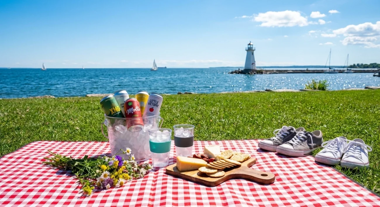 Cannabis beverages at Spencer Smith Park Burlington waterfront picnic replacing alcohol for social lakefront gatherings 2026