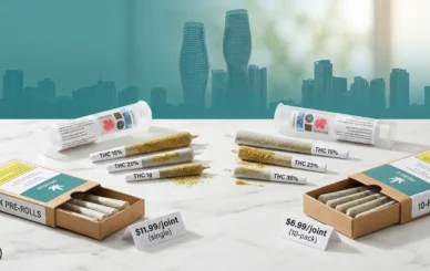 Mississauga pre-rolls regular infused multi-pack 10-pack 3-pack THC labels price comparison delivery 2026 guide savings