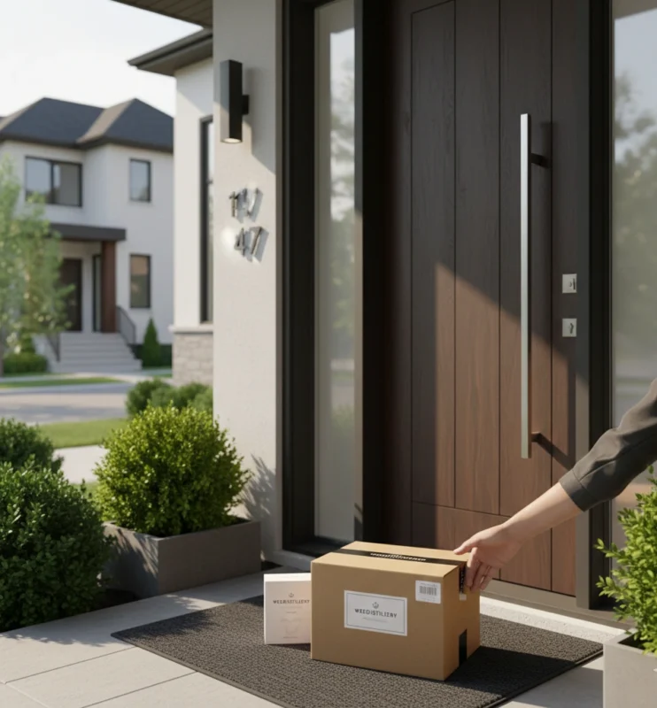 Oakville vape pens delivery package from Weedistillery with same-day service