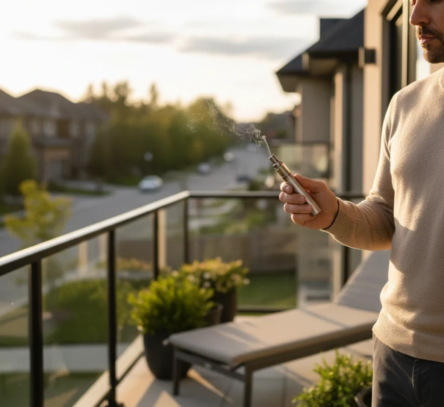 Oakville vape pens discreet cannabis consumption in modern home setting