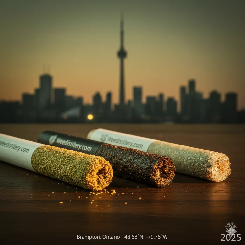 Infused pre-rolls kief hash concentrate Brampton 2025 Weedistillery same-day delivery Springdale L6P cannabis guide.