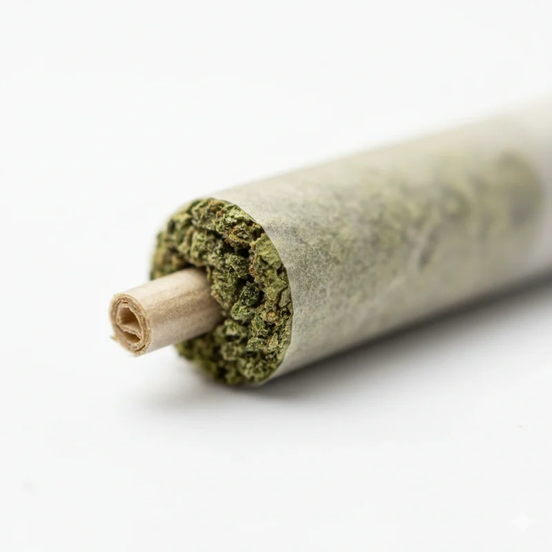 Macro close-up premium pre-roll showing expert construction quality consistency Oakville