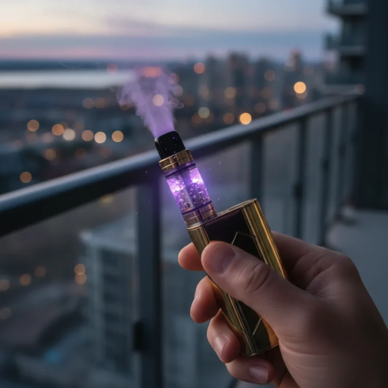 Live resin THC vape pen for discreet Mississauga living.