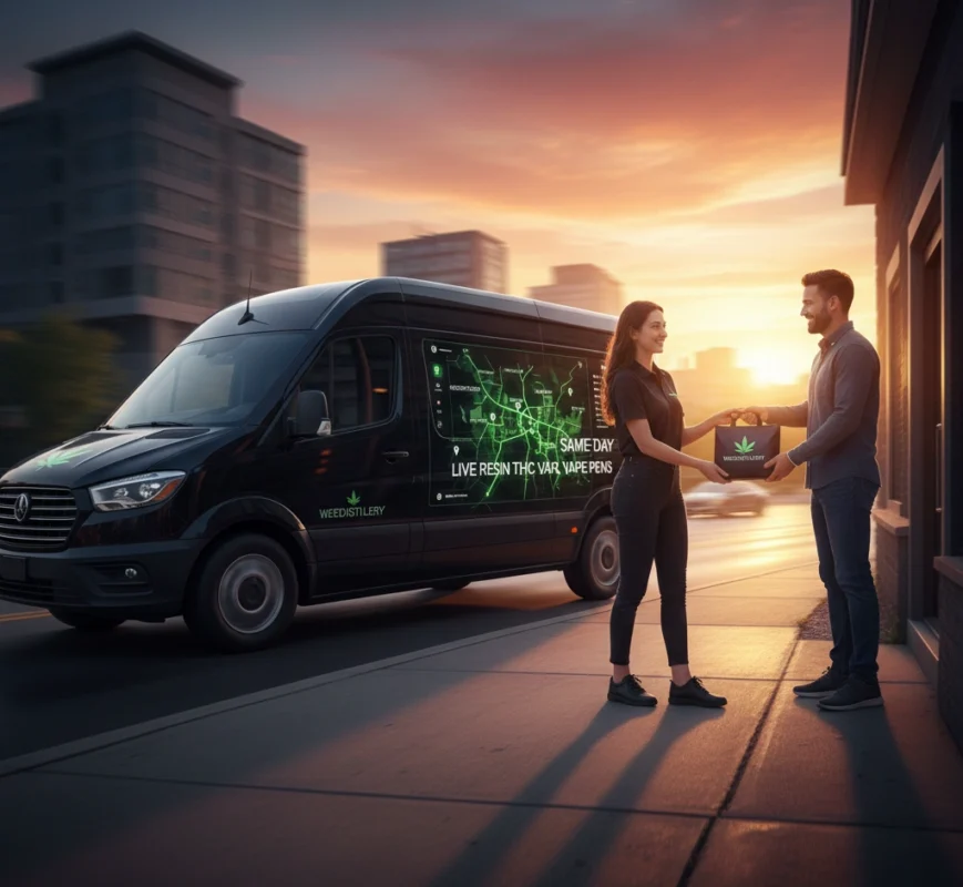 Weedistillery same-day infused pre-rolls Mississauga delivery.