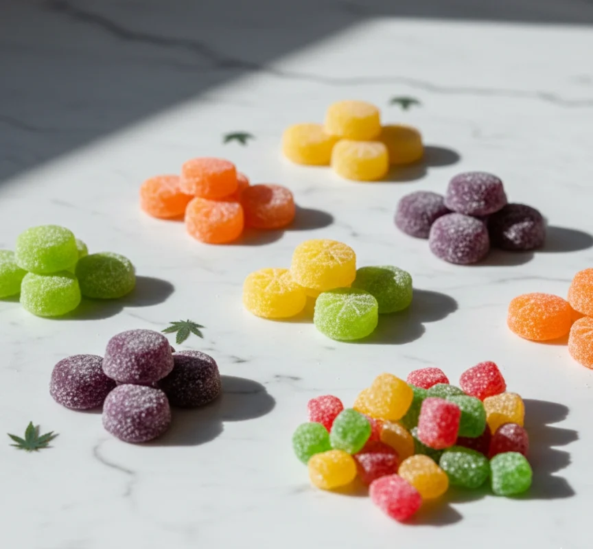 Top fast-acting THC gummies products available for Mississauga delivery.