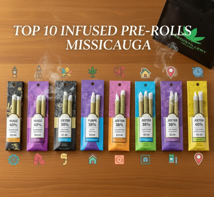 Top 10 infused pre-rolls Mississauga comparison 2026.