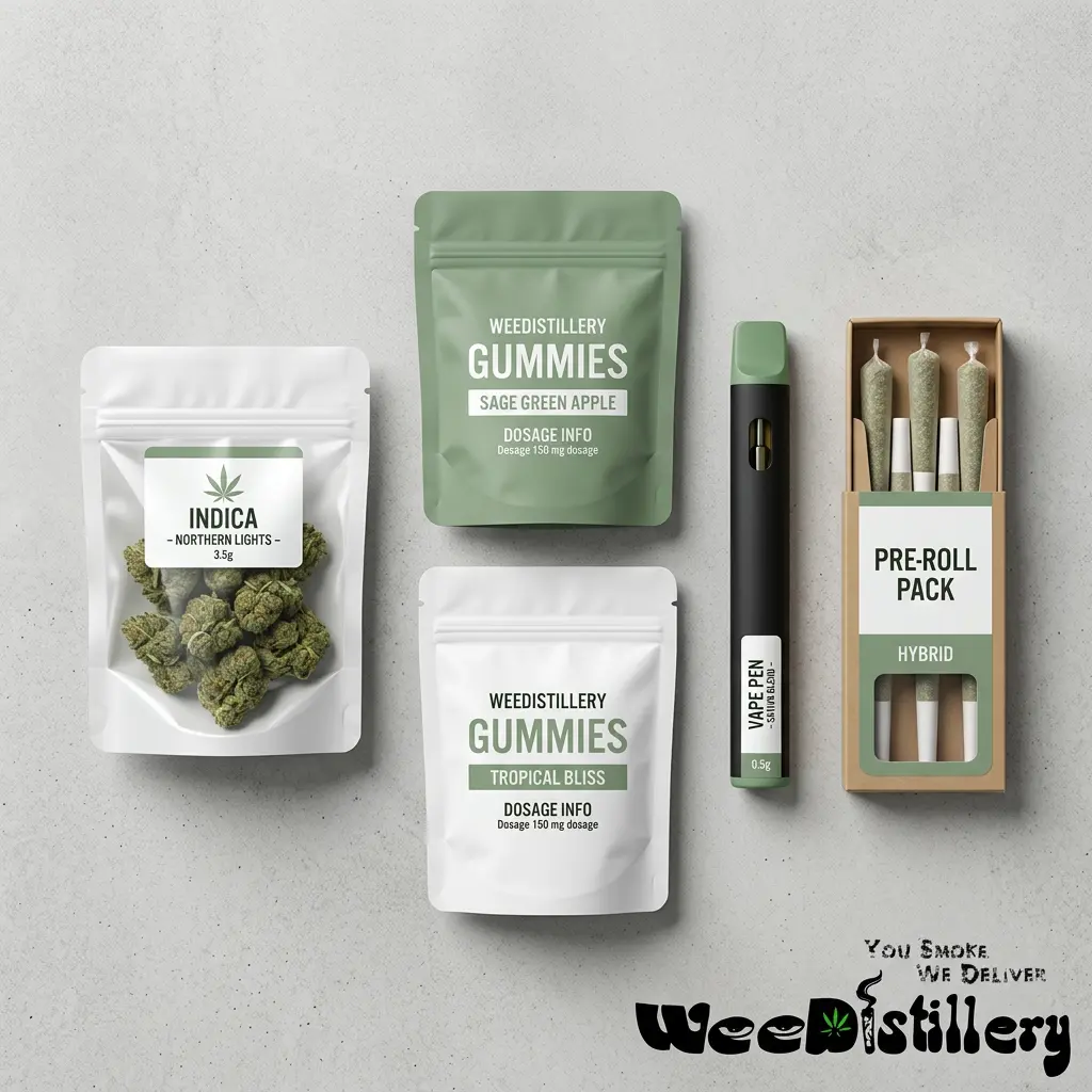 Cannabis delivery Mississauga — flower, edibles, vape and pre-rolls from Weedistillery