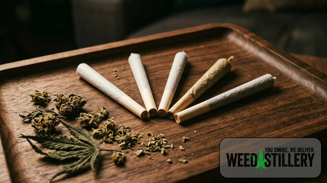 Cannabis pre-rolls delivery Port Credit Mississauga – ready-to-smoke joints by Weedistillery