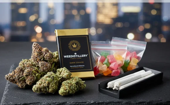 Burlington weed delivery products - premium Weedistillery strains.
