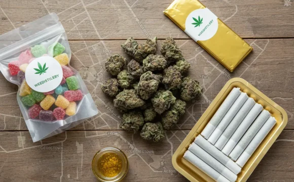 Premium cannabis products for Halton Hills delivery - edibles, pre-rolls, flower.